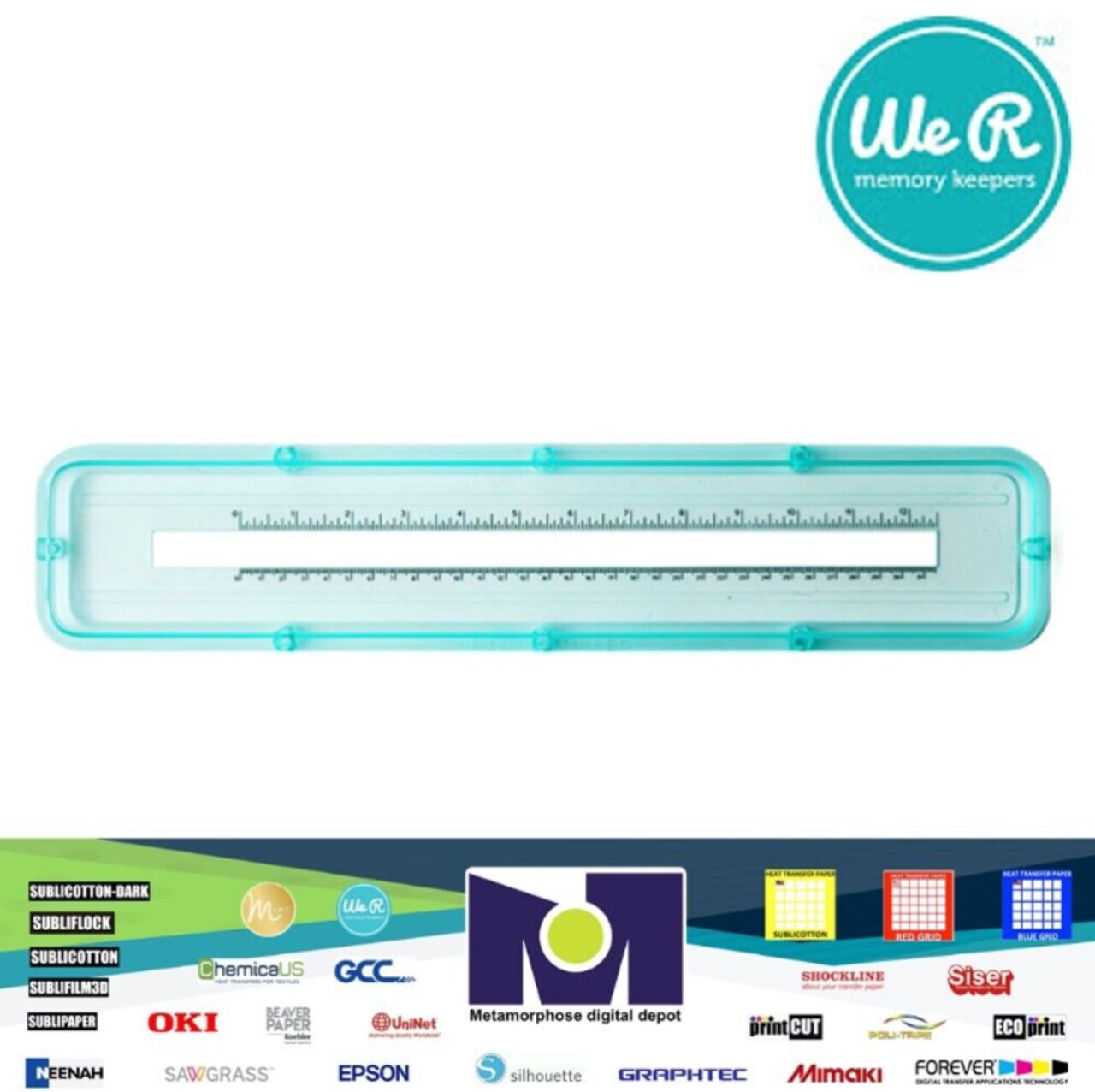 American Crafts We R Memory Keepers PRINTMAKER ALIGNMENT GUIDE 12" 60000091